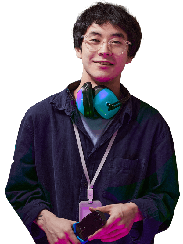 young technician in server room PTS25P2